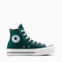 Womens Chuck Taylor All Star Hi Lift Platform Trainers Darkly Jaded/White/Black
