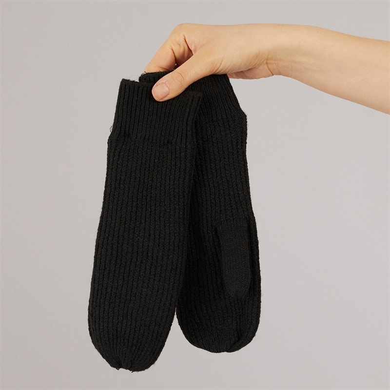 Womens Benilla Mittens Black - Image 2