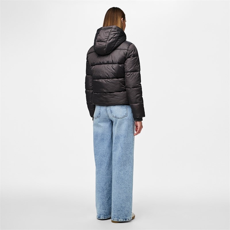 Womens Janni Short Puffer Jacket Magnet - Image 2
