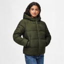 Womens Janni Short Puffer Jacket Forest Night