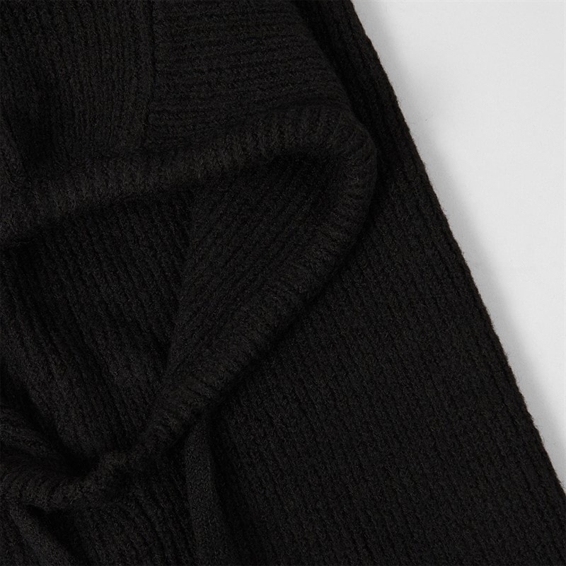 Pieces Womens Olivia Balaclava Snood Black - Image 4