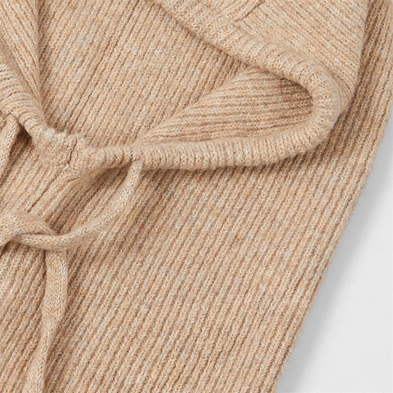 Pieces Womens Olivia Balaclava Snood Taupe - Image 4
