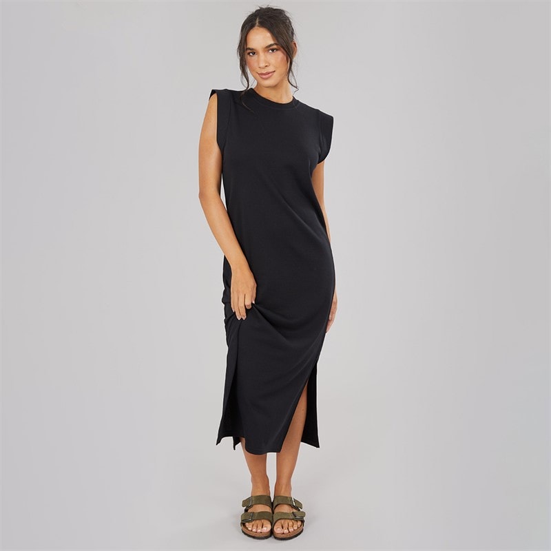 Womens Chilli Maxi Dress Black - Image 4
