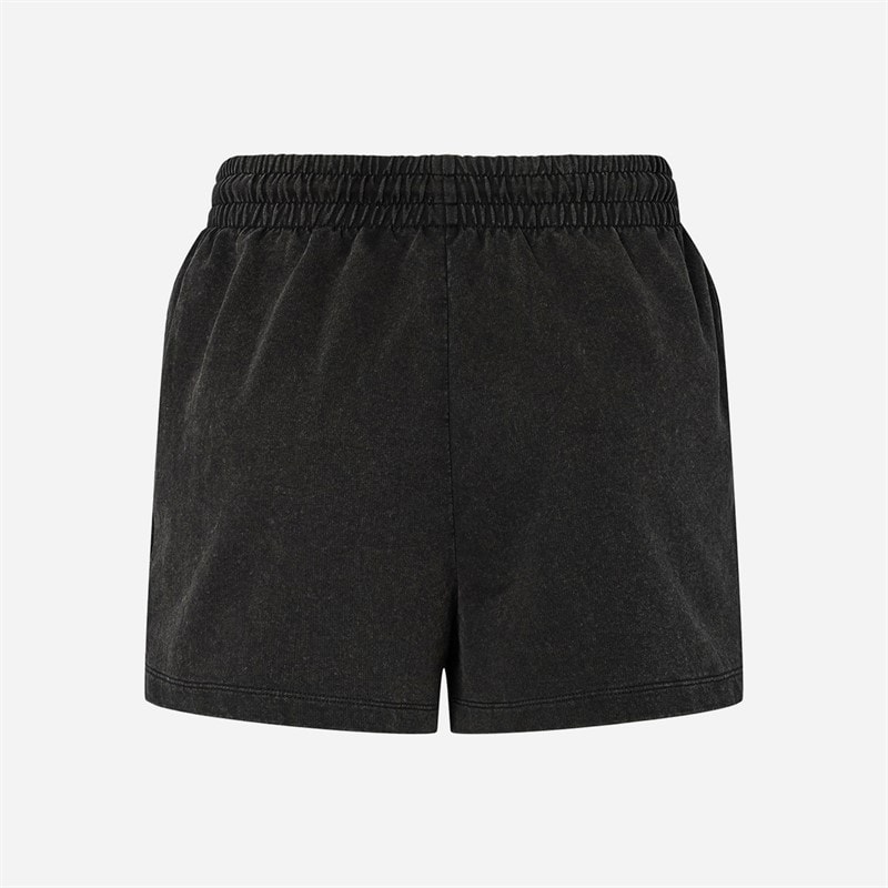 Womens Summer Wash Shorts Black - Image 2