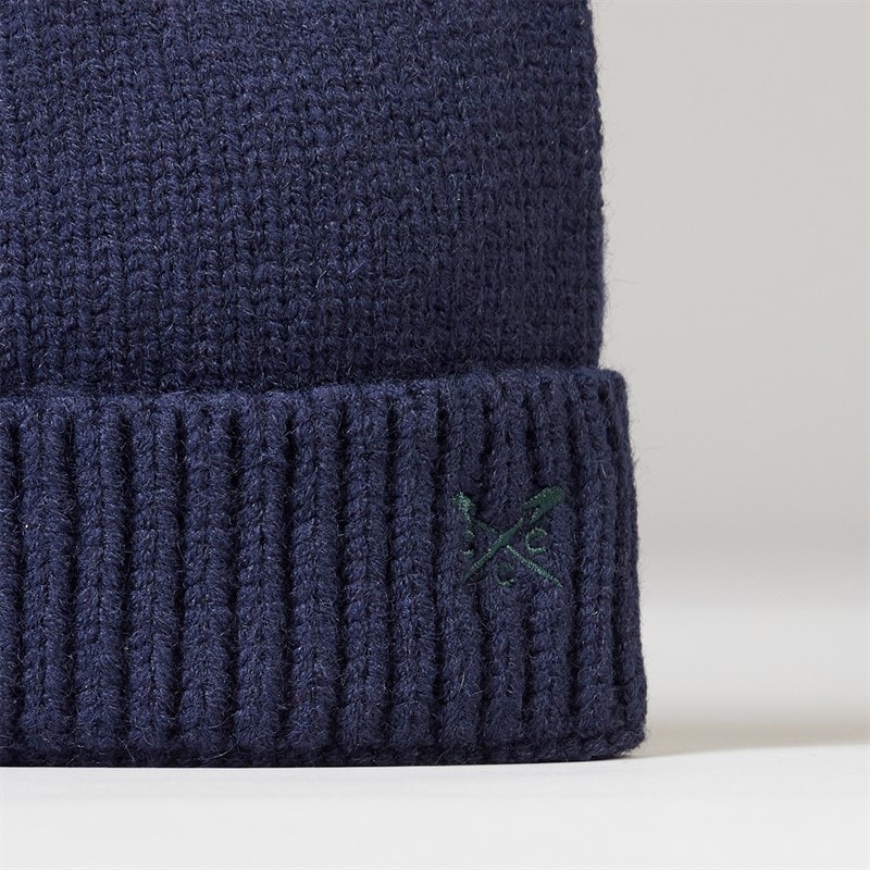 Mens Beanie Dark Navy - Image 2