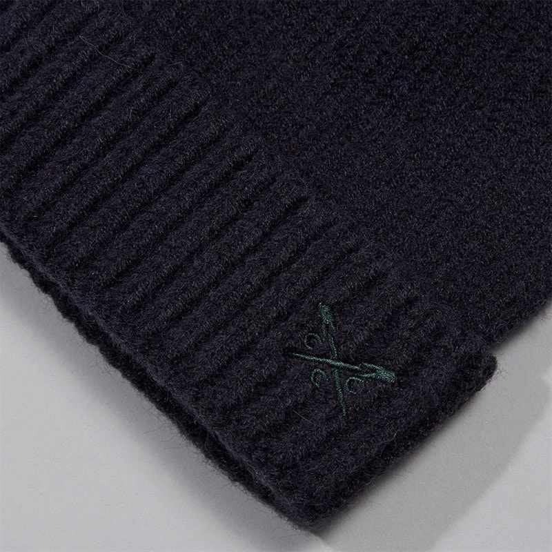 Mens Beanie Dark Navy - Image 3