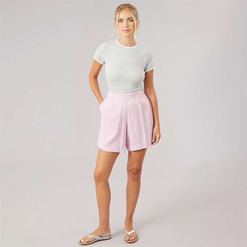 Womens Wide Leg Shorts Fraglilac - Image 4
