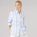 Womens Novelty Long Sleeve Shirt Strgblue