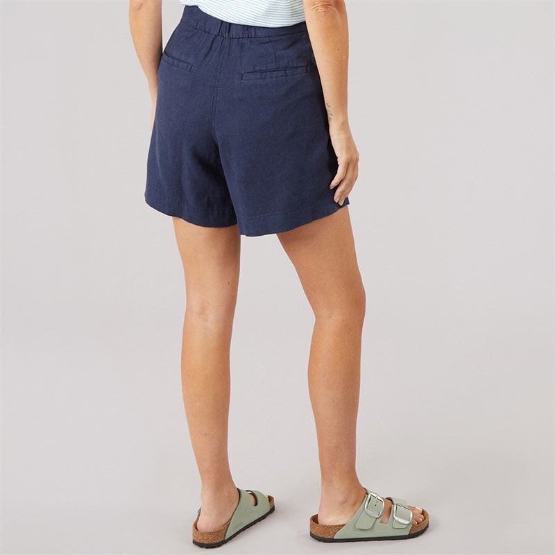 Womens Wide Leg Shorts Hrtnavy - Image 2