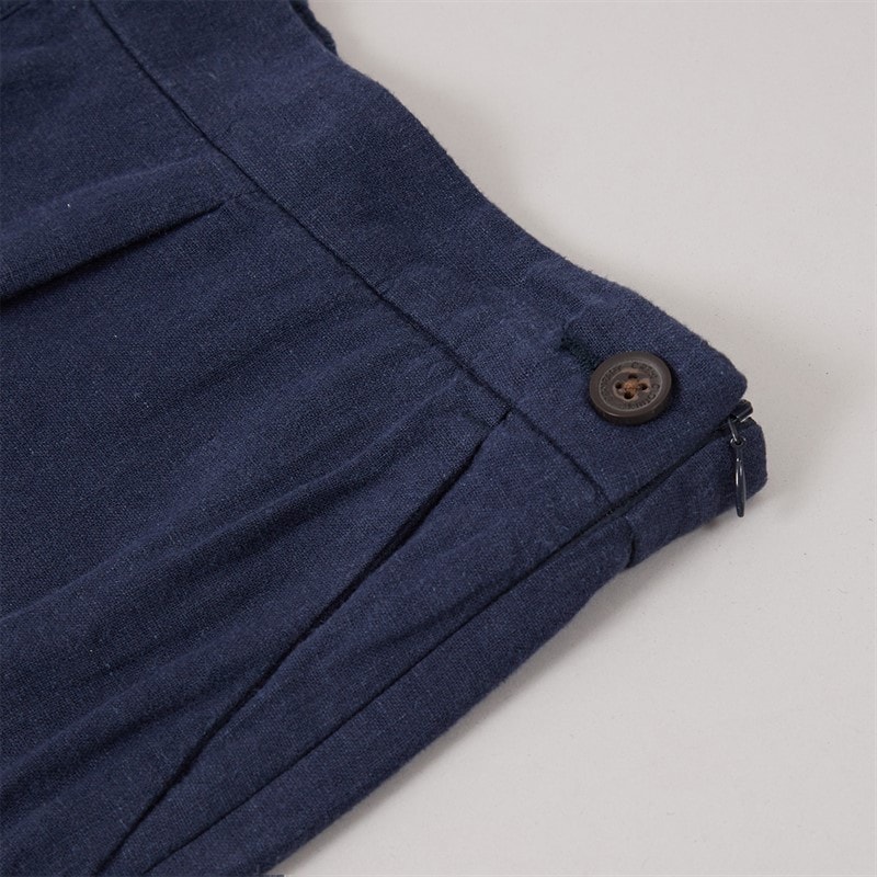 Womens Wide Leg Shorts Hrtnavy - Image 4