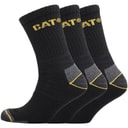 Mens Workwear Three Pack Crew Socks Black