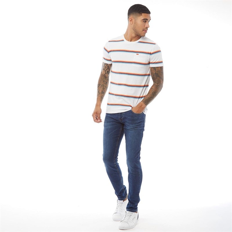 Mens Buraca Slim Fit Jeans Stonewash - Image 4