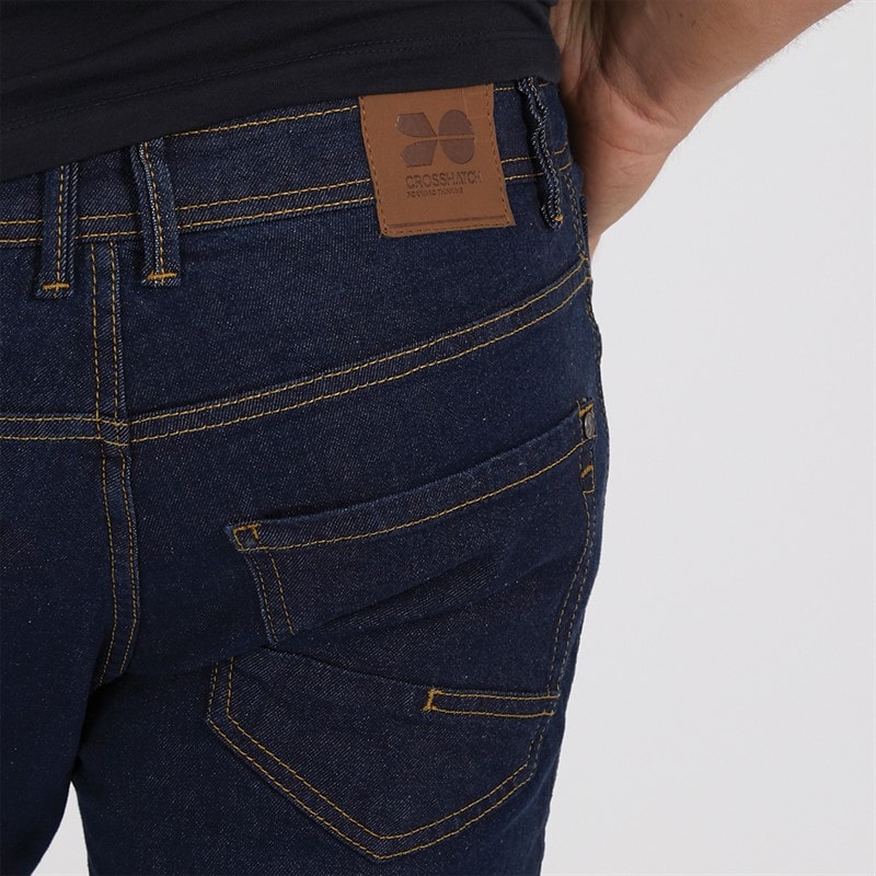 Mens Buraca Slim Fit Jeans Indigo - Image 3