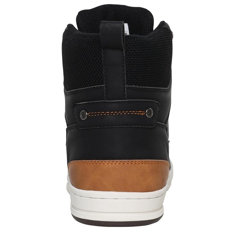 Mens Staiger Hi-Top Trainers Black - Image 3