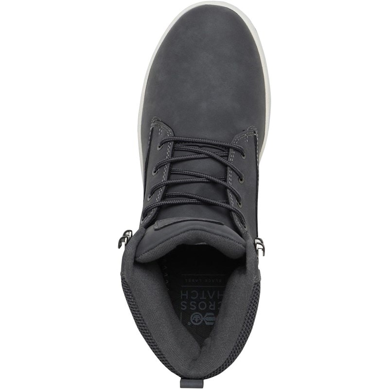 Mens Staiger Hi-Top Trainers Grey - Image 4