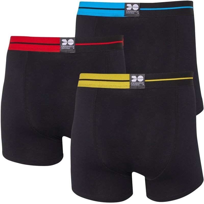 Mens Duron Three Pack Boxers Pack A Black/Mix - Image 2