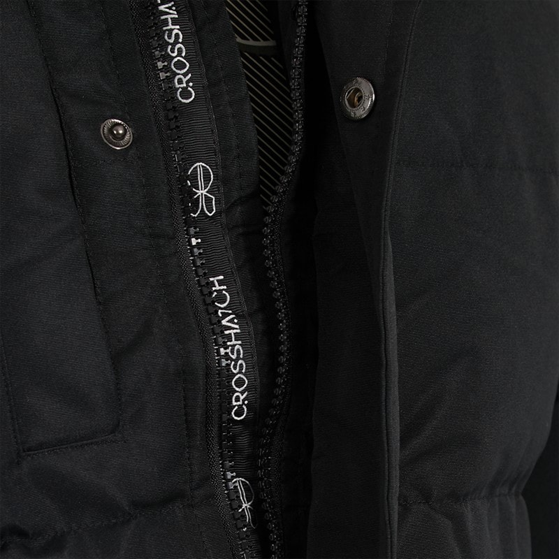 Mens Milwaka Long Jacket Black - Image 3