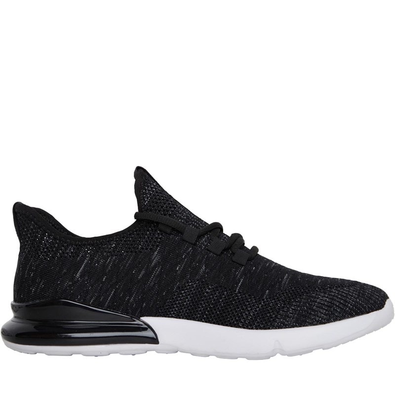 Mens Smitlay Trainers Black - Image 5