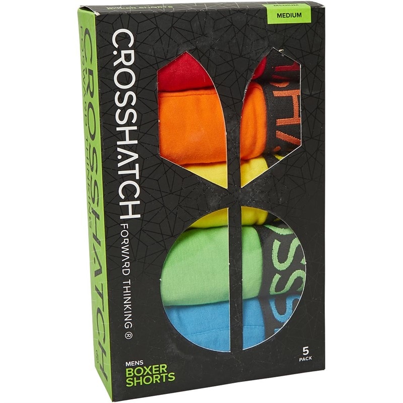 Mens Highlighter Five Pack Boxers Mixed Bright - Image 2