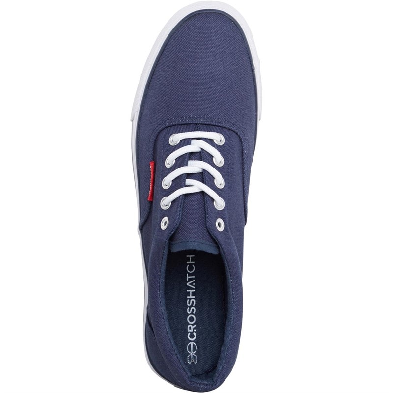 Mens Airwalk Canvas Pumps Navy - Image 4