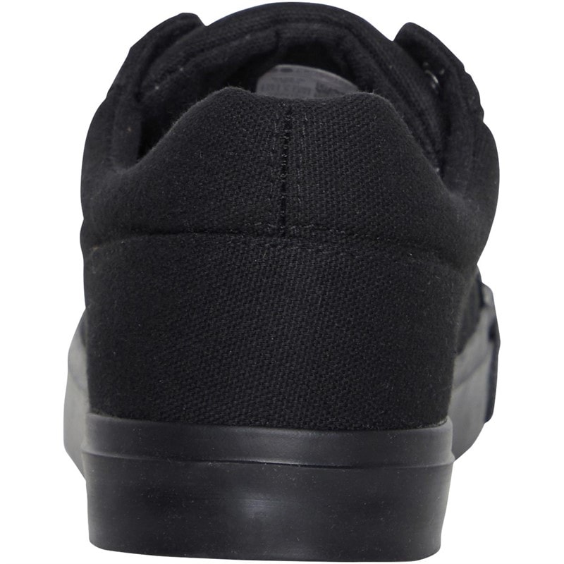 Mens Huseby Canvas Pumps Black Mono - Image 3