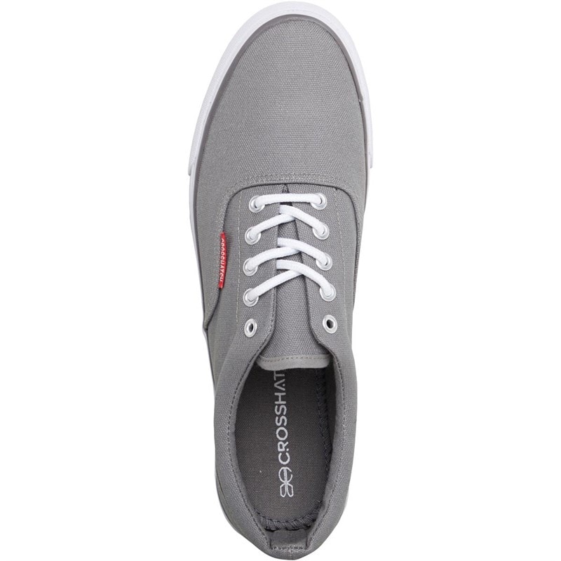 Mens Airwalk Canvas Pumps Grey - Image 4