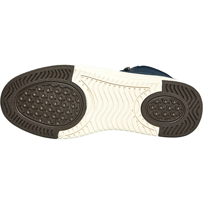 Mens Staiger Hi-Top Trainers Navy - Image 2