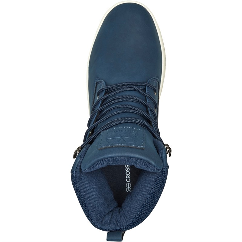 Mens Staiger Hi-Top Trainers Navy - Image 4
