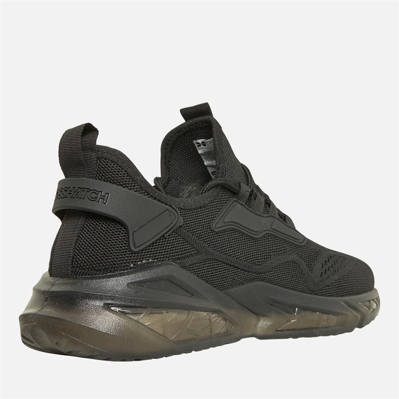 Mens Nantycaws Trainers Black Mono - Image 5