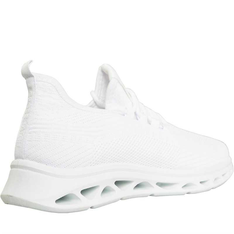 Trebed Trainers White Mono - Image 5