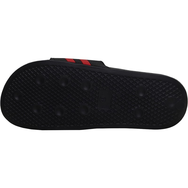 Mens Hamlax Sliders Black/Red - Image 3