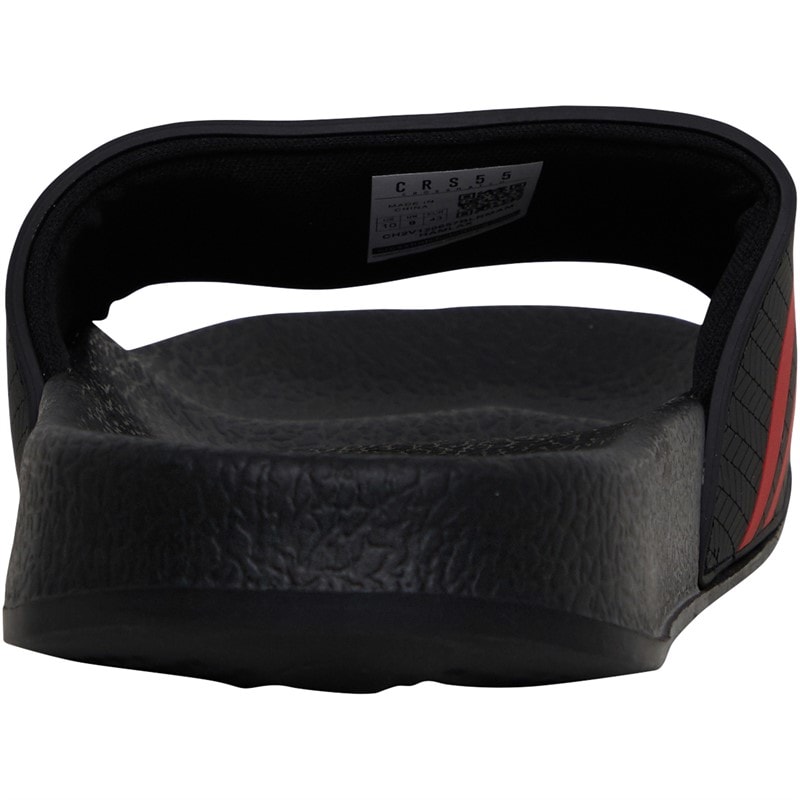 Mens Hamlax Sliders Black/Red - Image 4