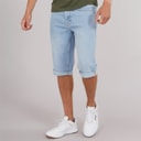 Mens Tillforth Baggy Denim Shorts Light Wash