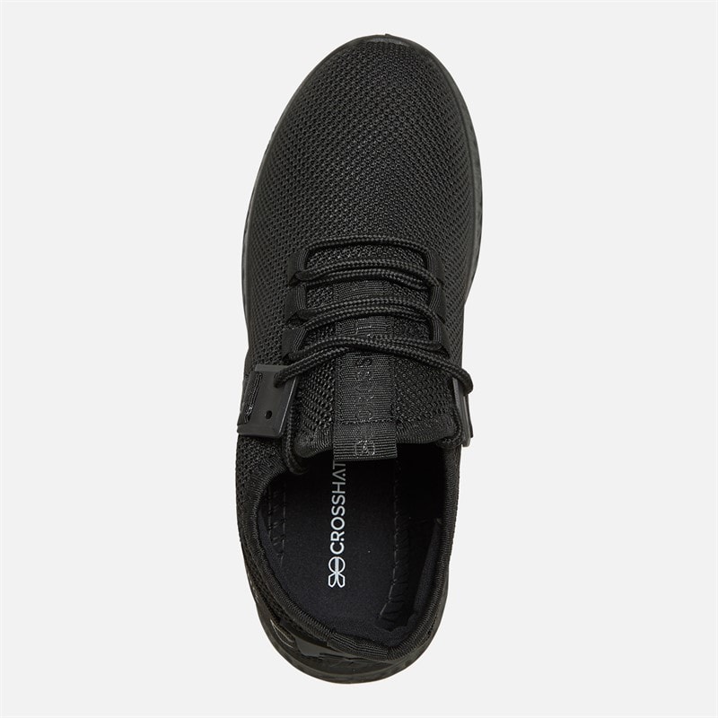 Junior Boys Ceaze Trainers Black Mono - Image 4