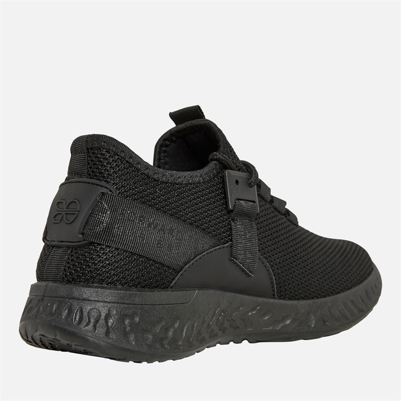 Junior Boys Ceaze Trainers Black Mono - Image 5