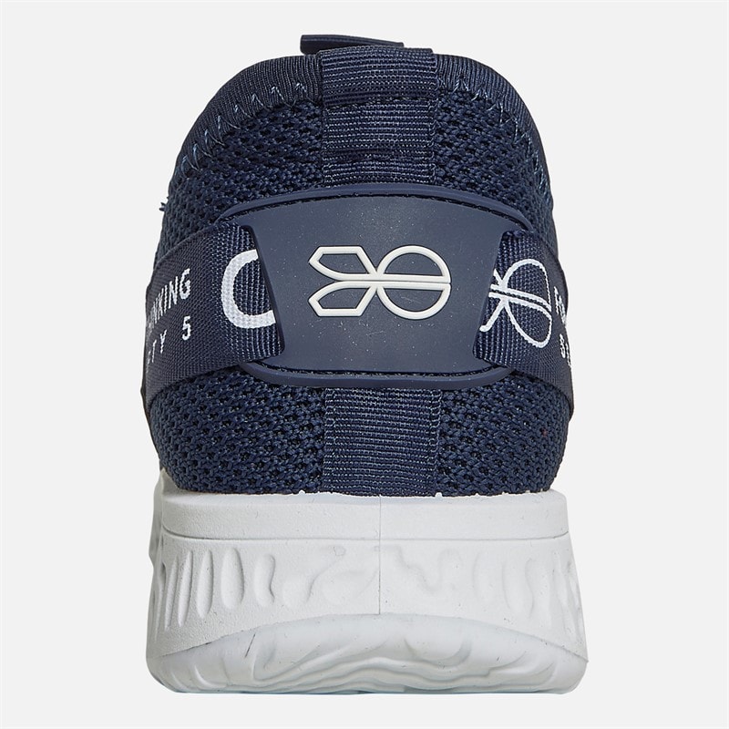 Boys Junior Ceaze Trainers Navy - Image 3