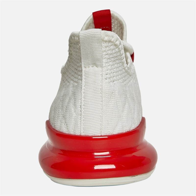 Boys Smitlay Trainers White/Red - Image 3