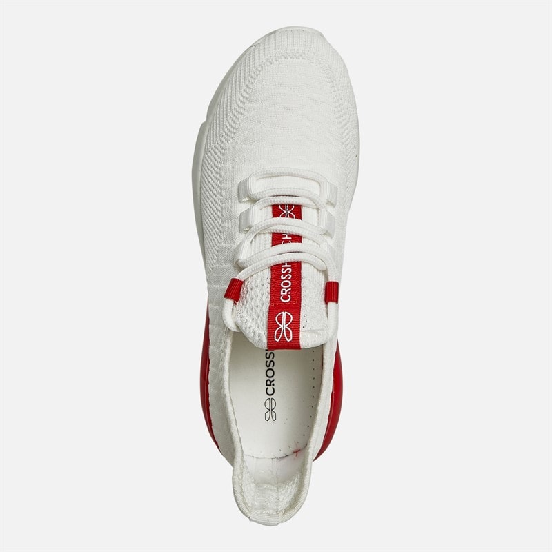 Boys Smitlay Trainers White/Red - Image 4