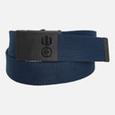 Mens Belt With Fold Over Buckle Navy
