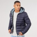 Mens Gattering Puffer Jacket Midnight