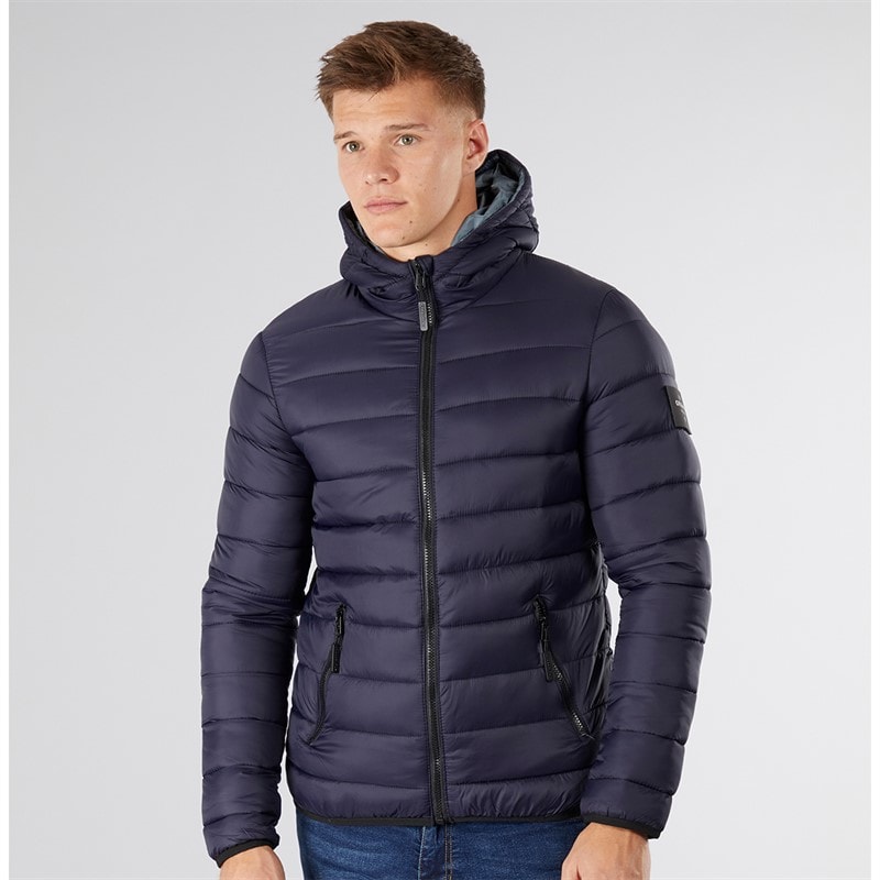 Mens Gattering Puffer Jacket Midnight - Image 5