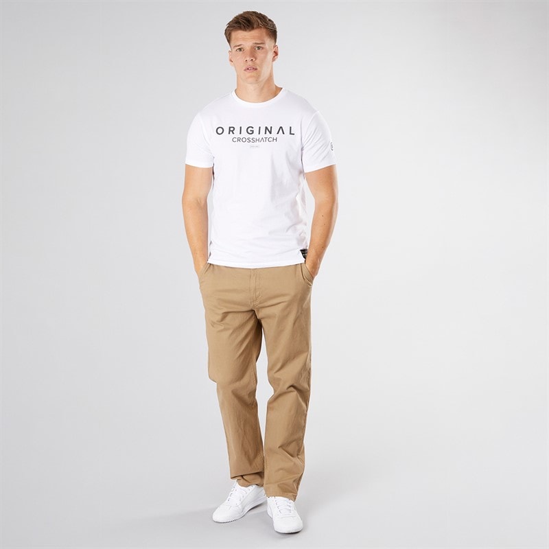 Mens Chalford Baggy Chinos Biscuit - Image 3