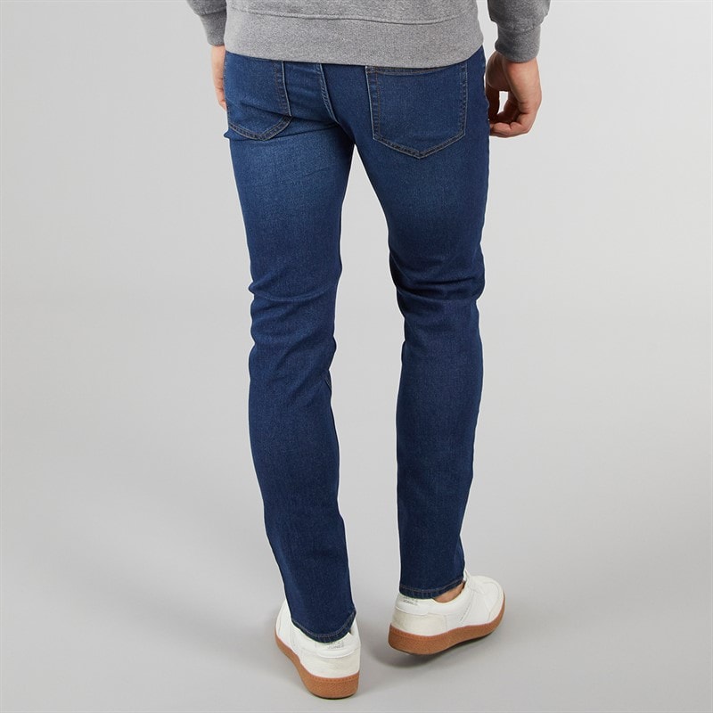Mens Durtan Slim Fit Jeans Dark Wash - Image 2
