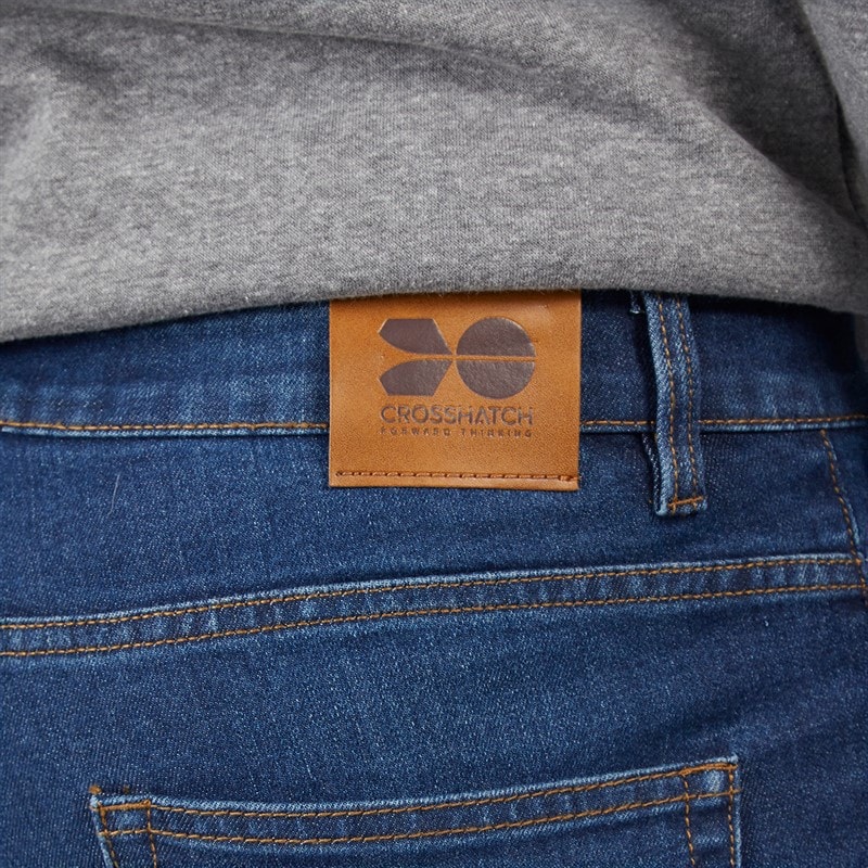 Mens Durtan Slim Fit Jeans Dark Wash - Image 3