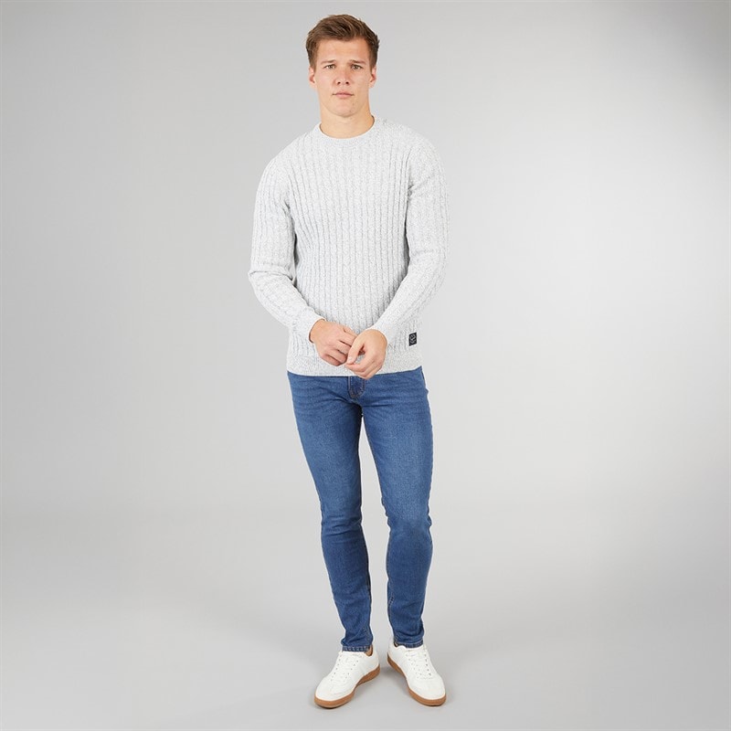 Mens Durtan Slim Fit Jeans Mid Wash - Image 4