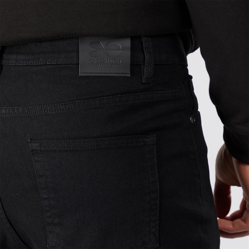 Mens Dalesman Relaxed Fit Jeans Black Wash - Image 3
