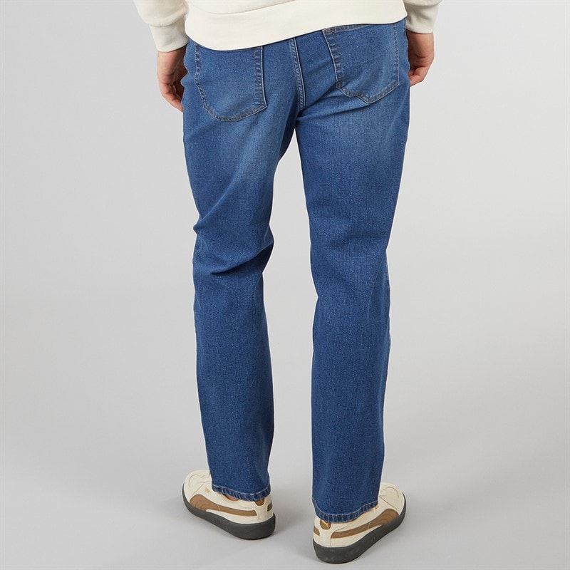 Mens Dalesman Relaxed Fit Jeans Mid Wash - Image 2