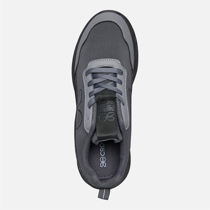 Mens Jesmond Trainers Grey/Black - Image 4