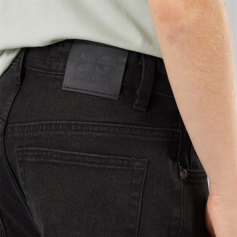 Boys Straight Jeans Black Washed - Image 3