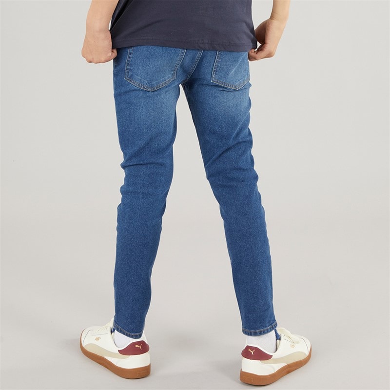 Boys Straight Jeans Mid Wash - Image 2